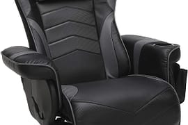 RESPAWN 900 Racing Style Gaming Recliner, Reclining Gaming Chair, in Gray RSP 900 GRY